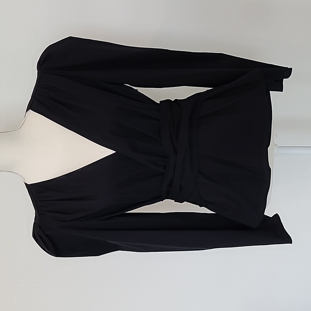 Zara wrap tie blouse